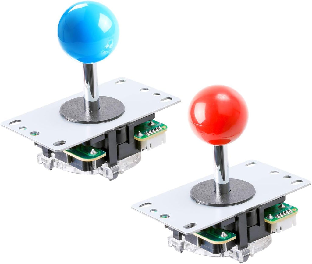 2X Zero Delay LED USB Encoder + 20x 28MM LED Arcade Buttons + 2X Joystick S624163