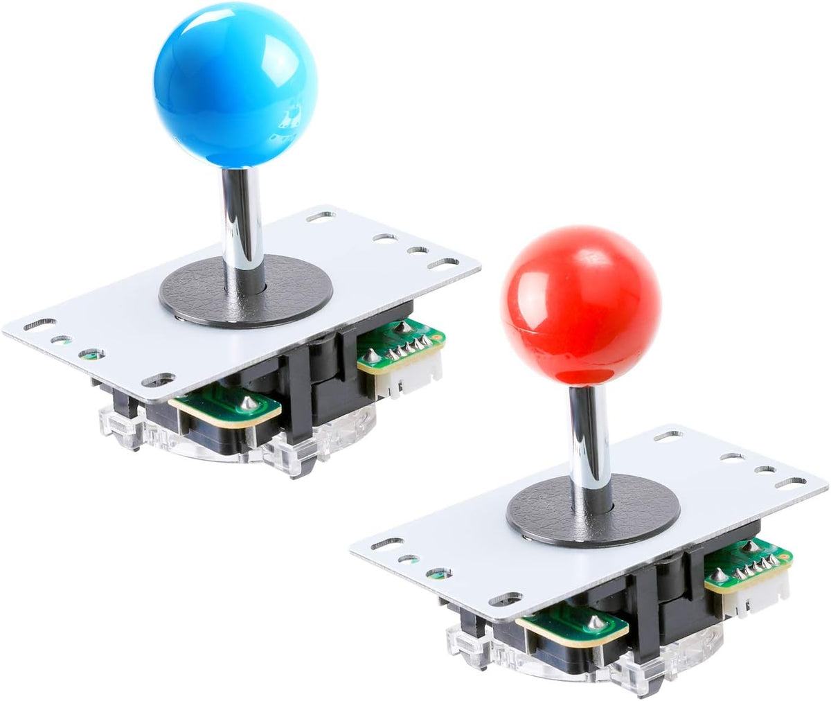 2X Zero Delay LED USB Encoder + 20x 28MM LED Arcade Buttons + 2X Joystick S624163