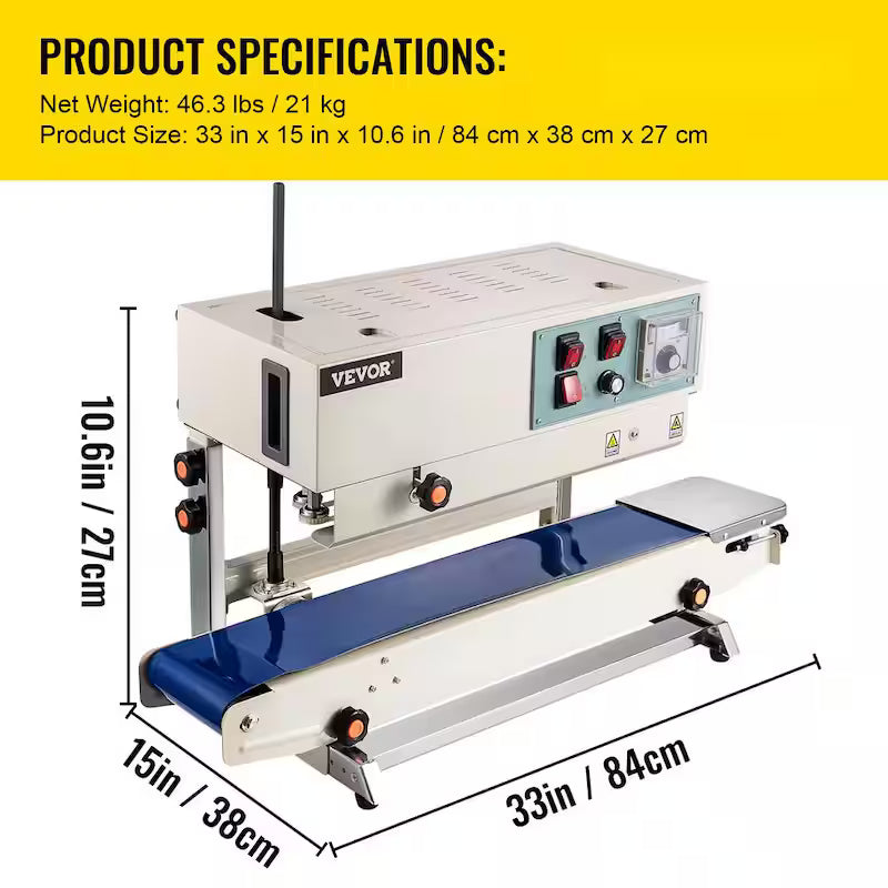 Continuous Band Sealer Vertical Sealing Machine P79861