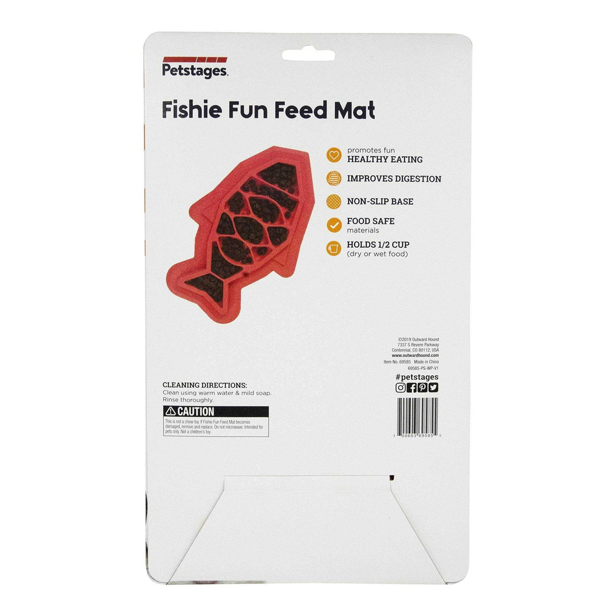 Fishie Fun Feed Mat Cat Feeder T9271
