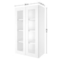 Shaker White Plywood Wall Kitchen Cabinet R30256