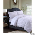 King White Microfiber Oversized Duvet Cover Set X12901