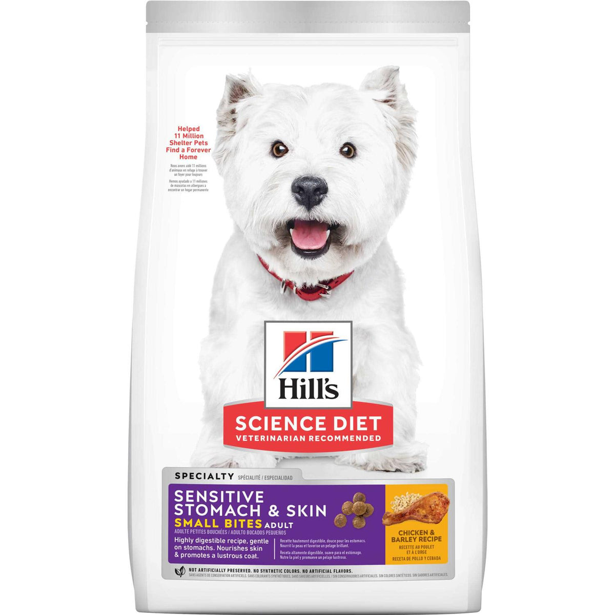 Sensitive Stomach & Skin Small Bites Dry Dog Food O6199