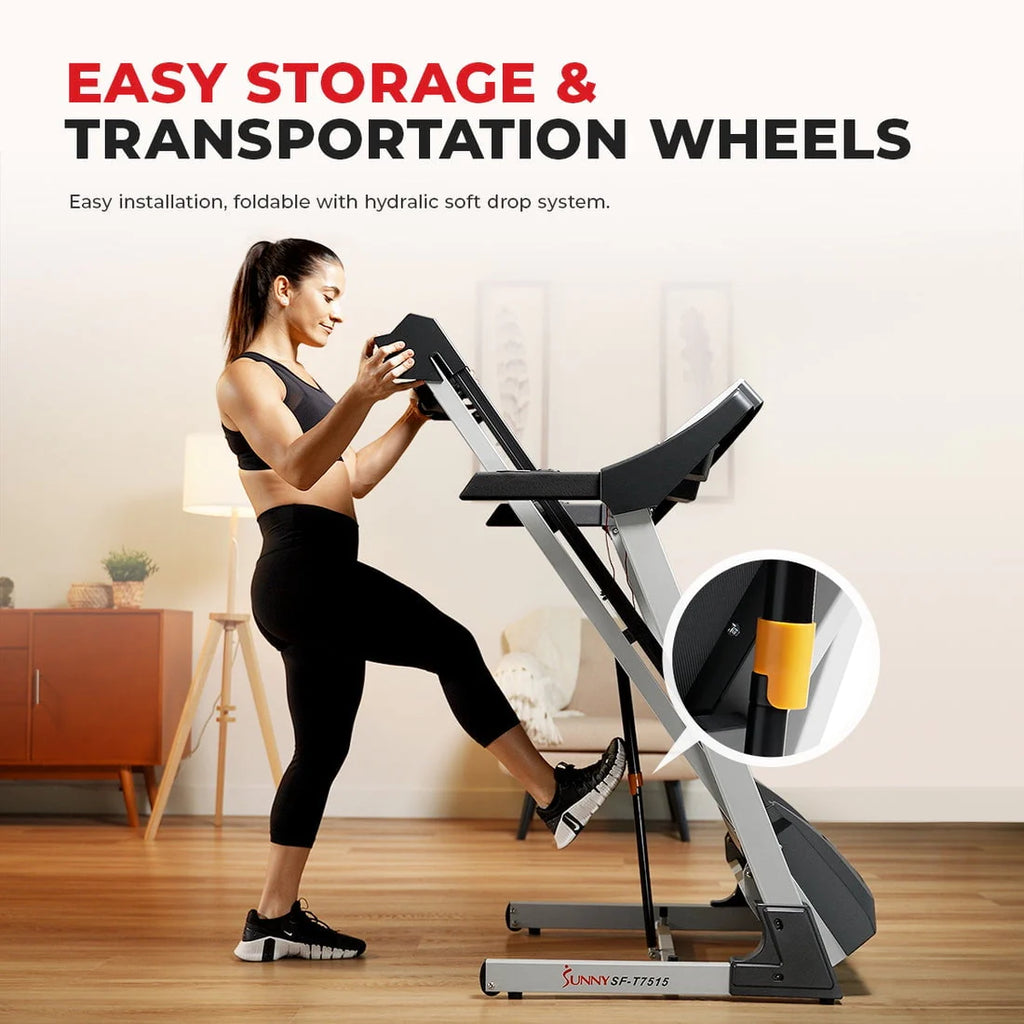 Foldable Treadmill with Auto Incline D94794