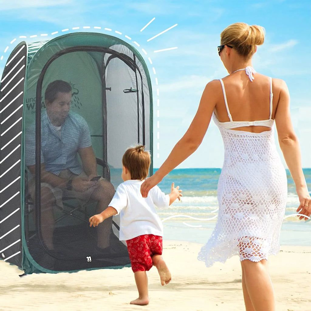 1-Person Pop-Up Mosquito Screen Tent with No-See-Um Proof Mesh M687