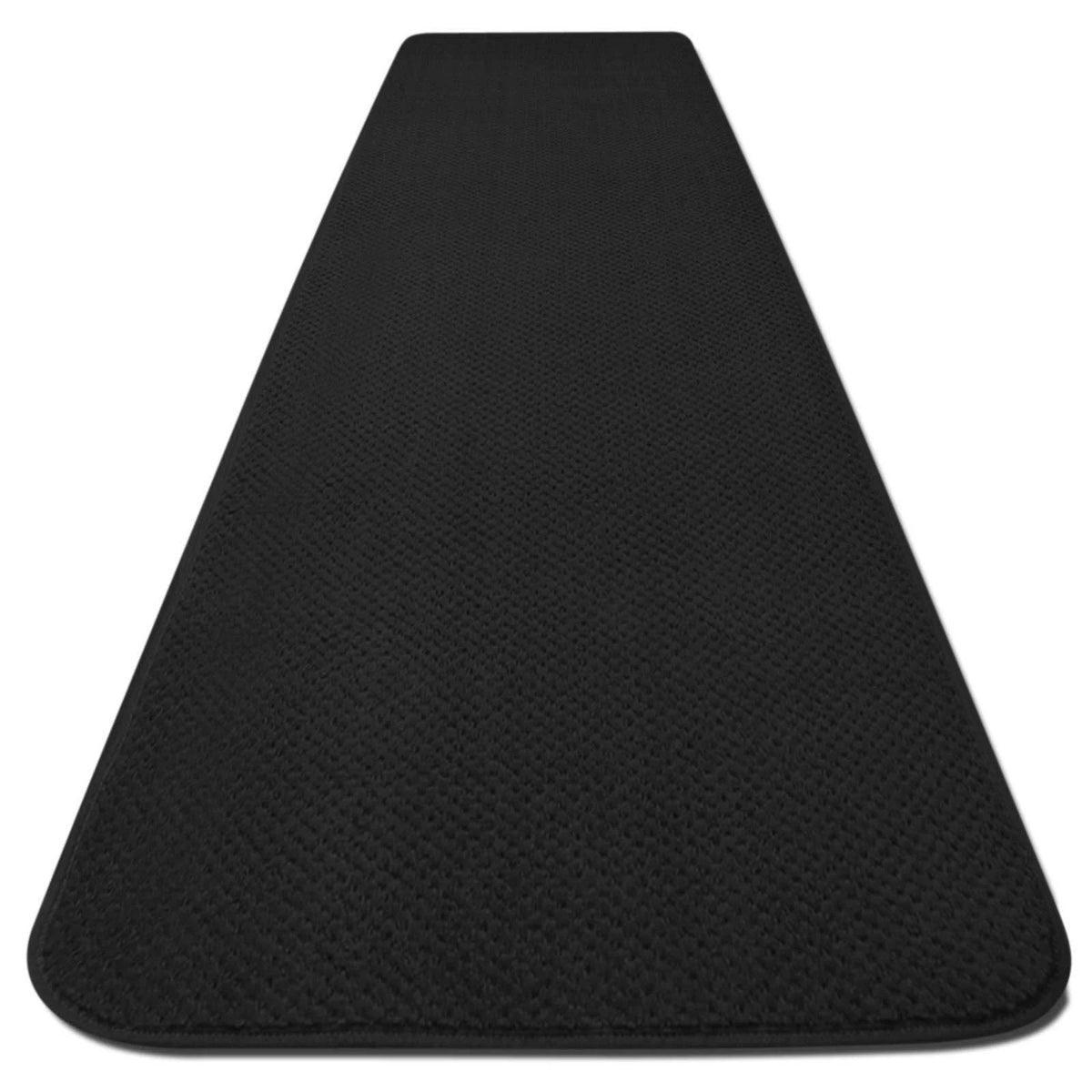 Skid-Resistant Carpet Runner Black 14 ft. x 36 in. D228