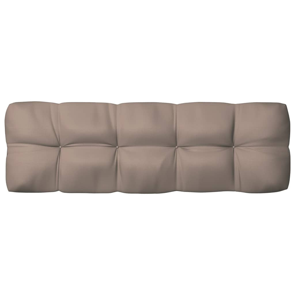 Set of 5 Taupe Fabric Pallet Sofa Cushions M749