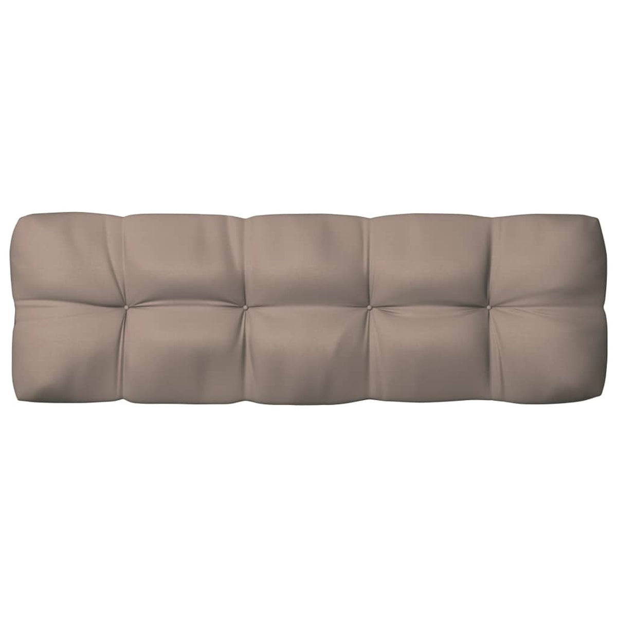 Set of 5 Taupe Fabric Pallet Sofa Cushions M749