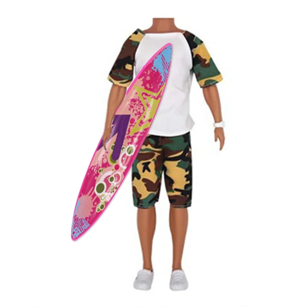 16 Pieces Boyfriend Dolls Clothing Shoes Handmade 11inch Toys M69652