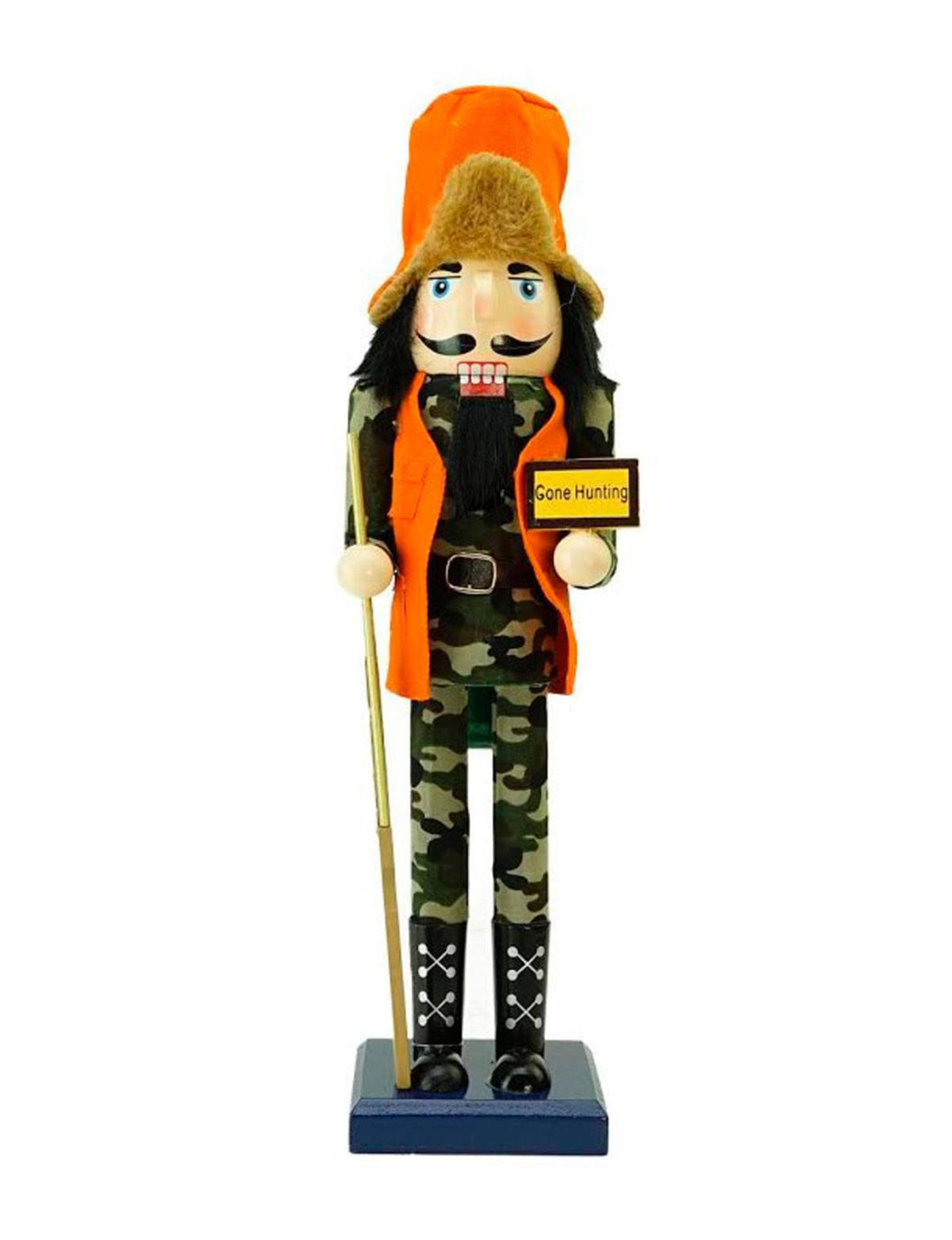 15" Decorative Wooden Christmas Nutcracker T99324