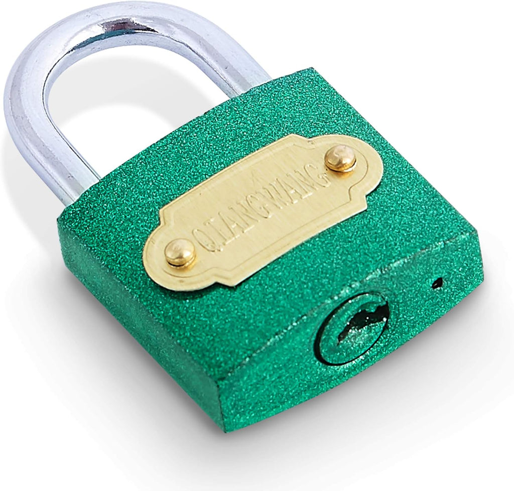 2.5 Inch Long Shackle Keyed Alike Padlocks 6 Pack Red S22280