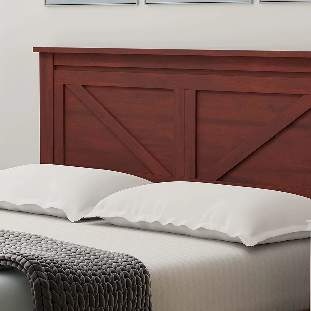 Solid Wood Platform Bed Full Q2076
