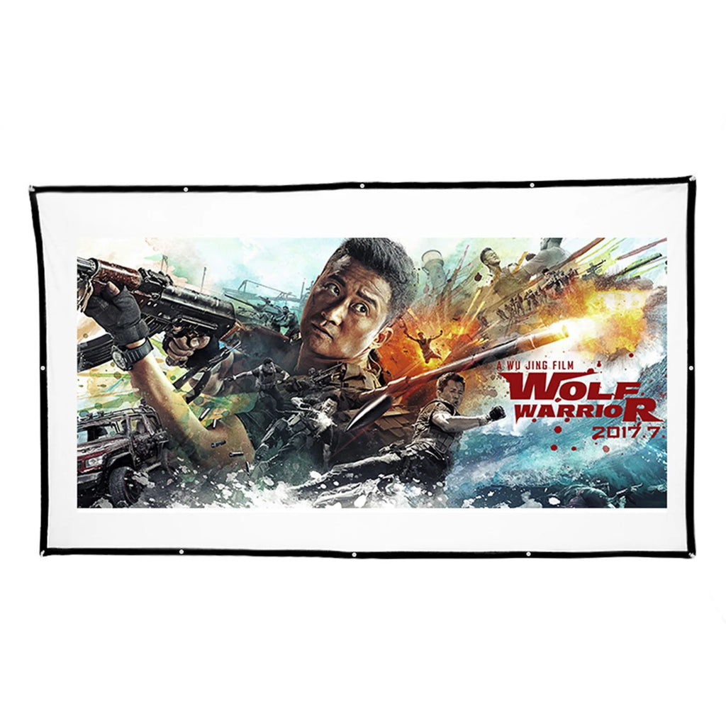 150 Inch 16 9 White Projector Screen O447750