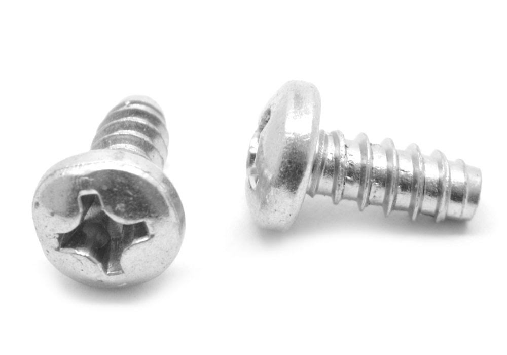 #4-24 x 3/4 Sheet Metal Screw Phillips Pan Head Zinc Plated V204199