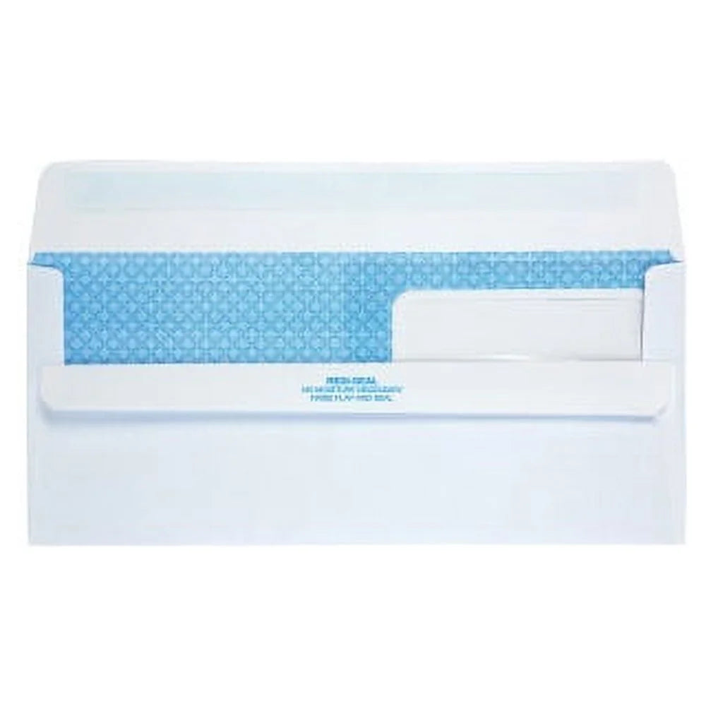White Double Window #10 Envelope 500/Box R938