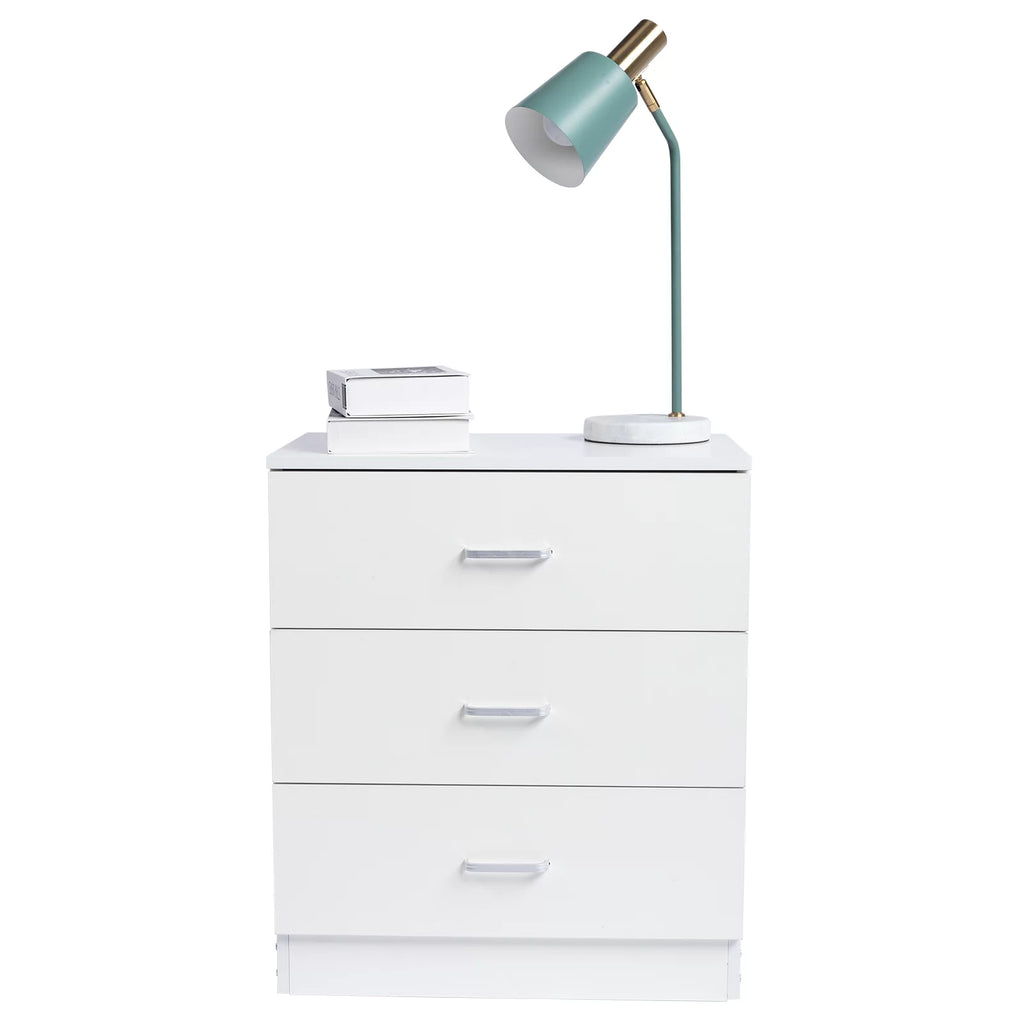 White 3 Drawer Dresser Y791786