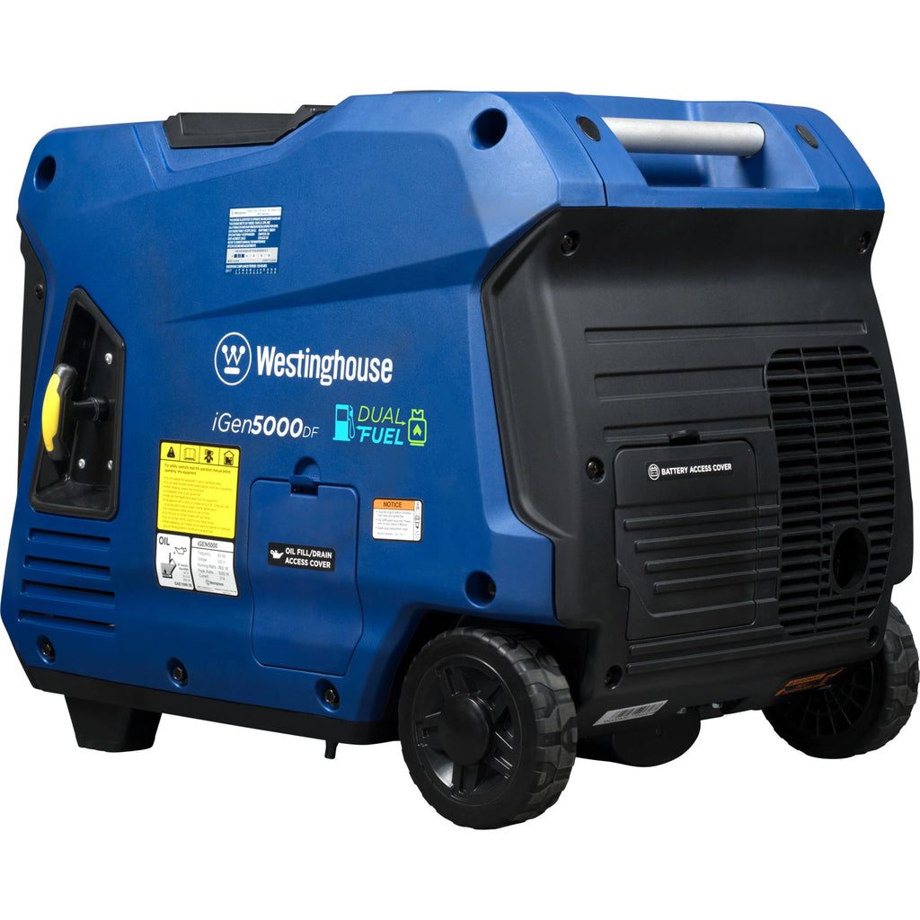 5000 Peak Watt Dual Fuel Portable Inverter Generator V9921