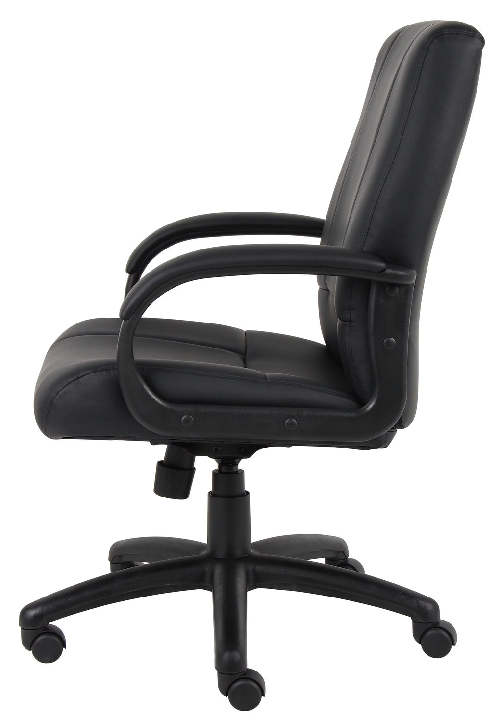 Black Mid-back Leather Executive Chair E26612