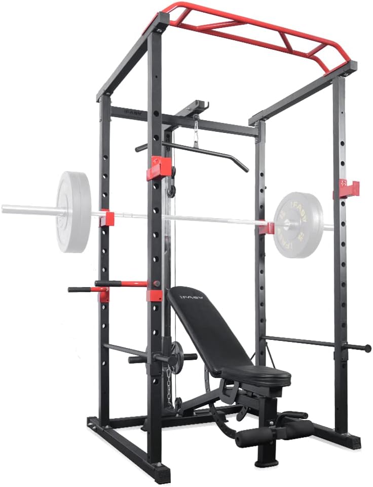 Power Cage Pullup Squat Rack 1000Lbs Capacity I920806