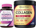 Multi Collagen Peptides Powder 16oz and Probiotic 120 Caps E5091
