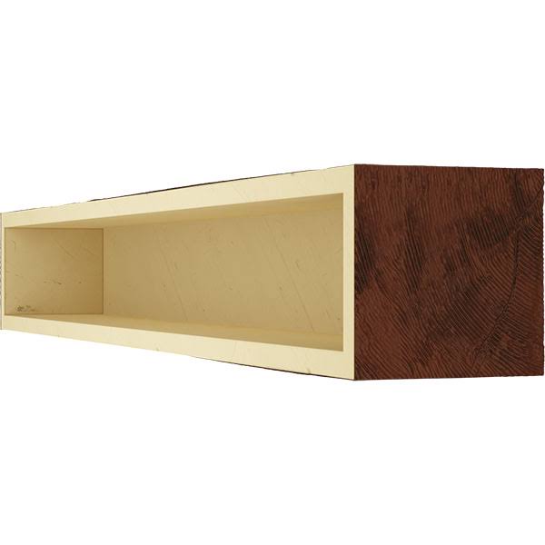Natural Pecan Faux Wood Fireplace Mantel A254579