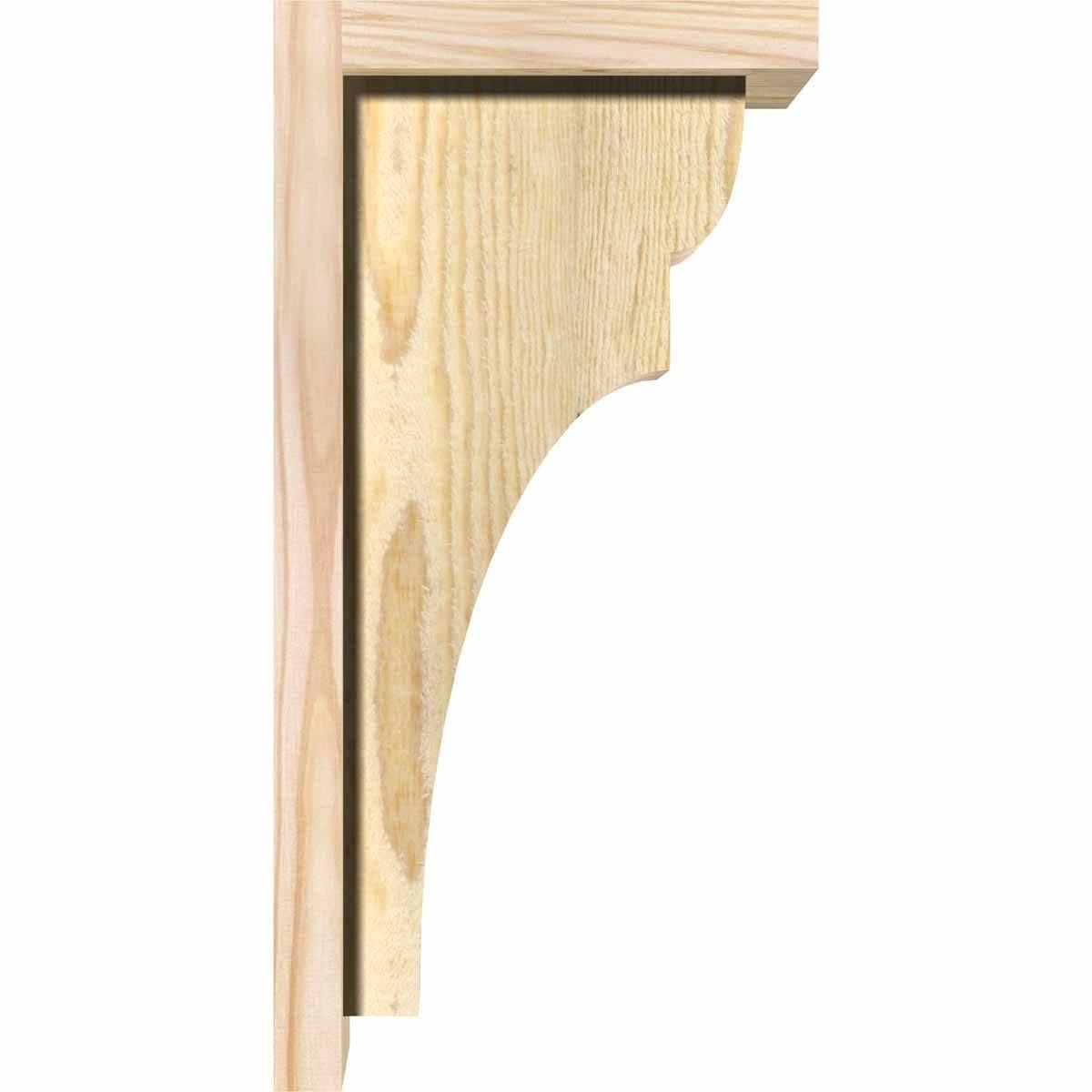 Yorktown Rough Sawn Corbel with Backplate, Douglas Fir Z693891