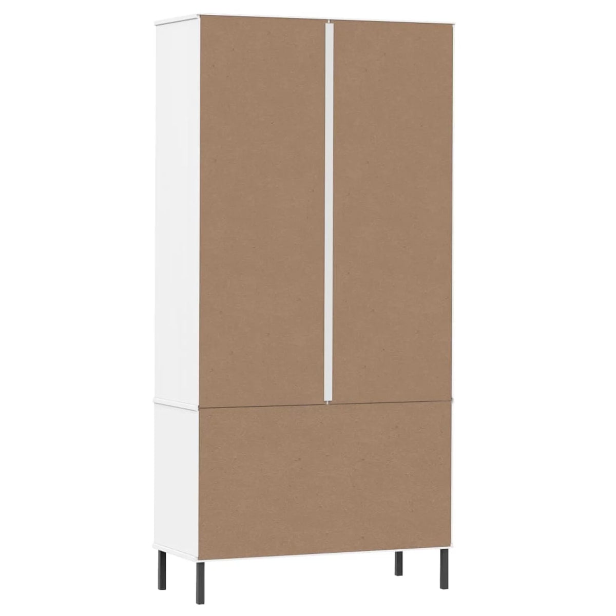 Pine Wood Bookcase with 2 Doors and 2 Drawers N19363