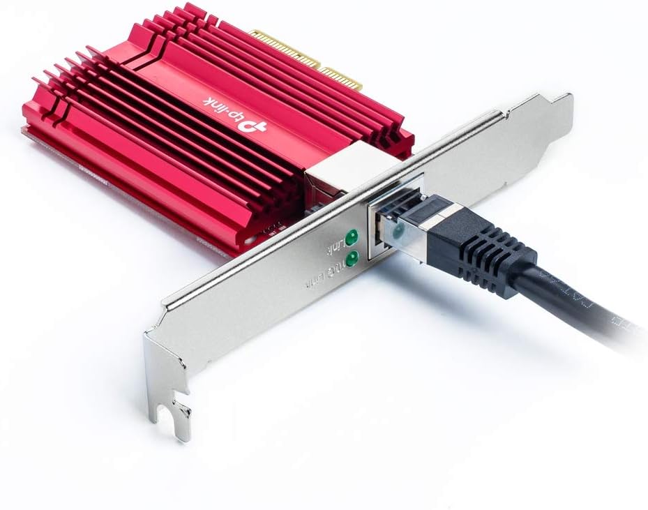 10 Gigabit PCIe Ethernet Network Adapter with CAT6A Cable X808