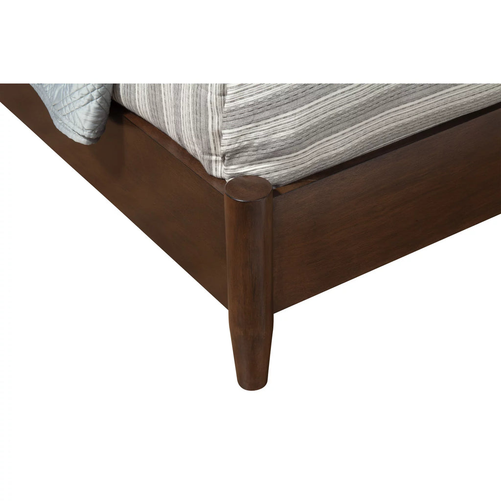 Gray Wood Full Size Panel Bed Y8412