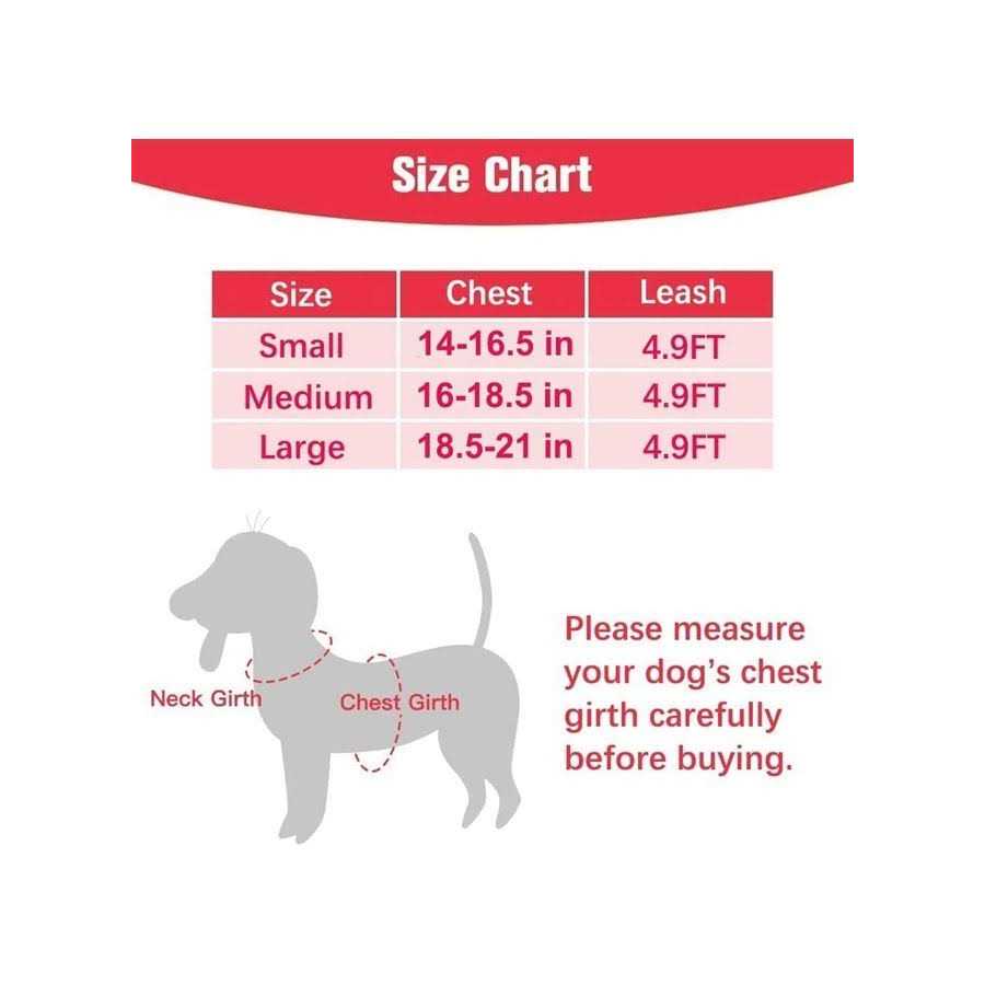 Soft Mesh Padded Dog Harness M87325
