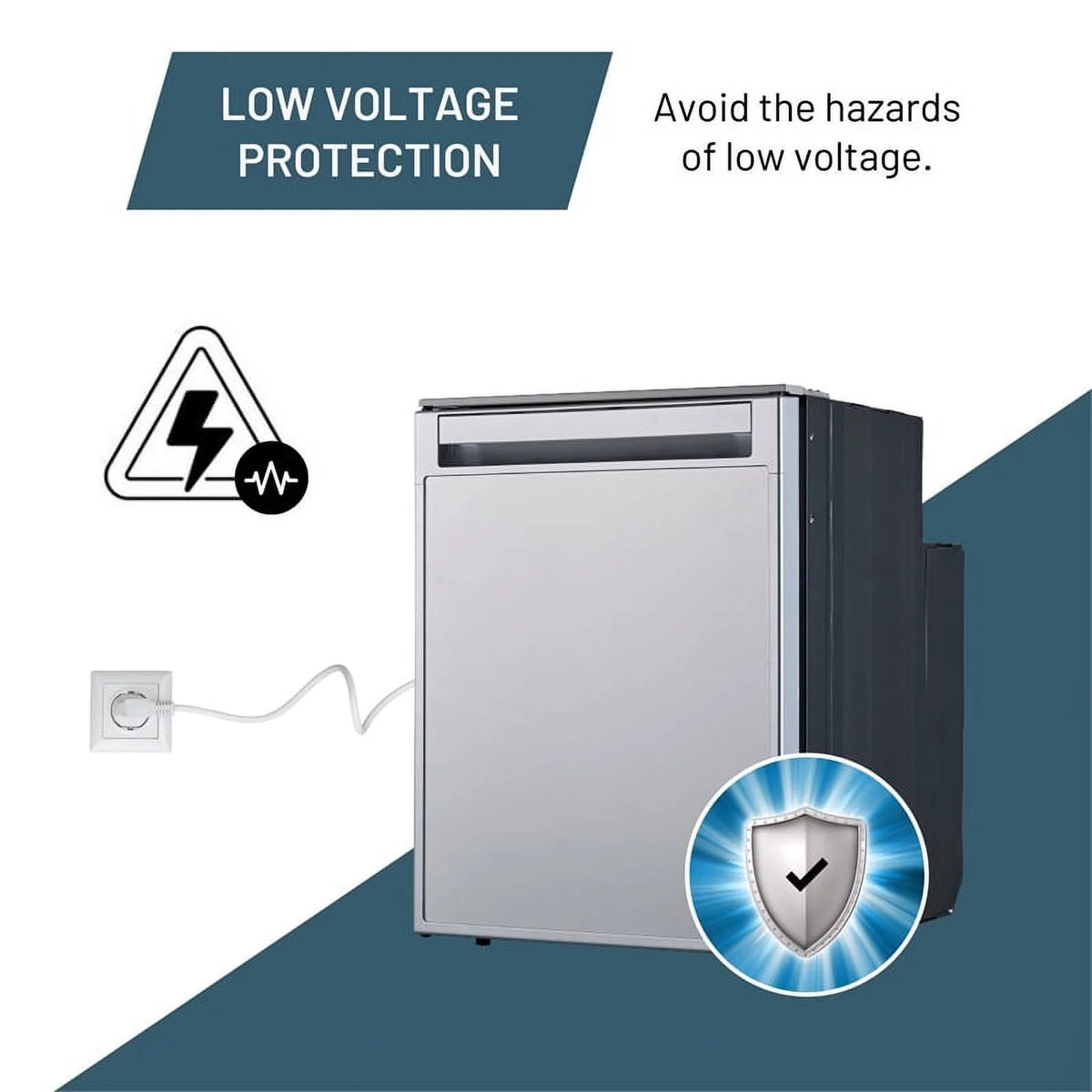 Brushed Stainless 12V/DC Built-in Refrigerator S701671