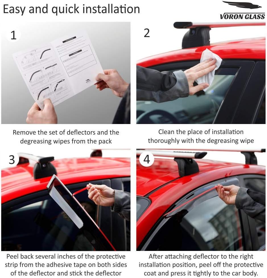Window Deflectors 4 Pieces Z53526