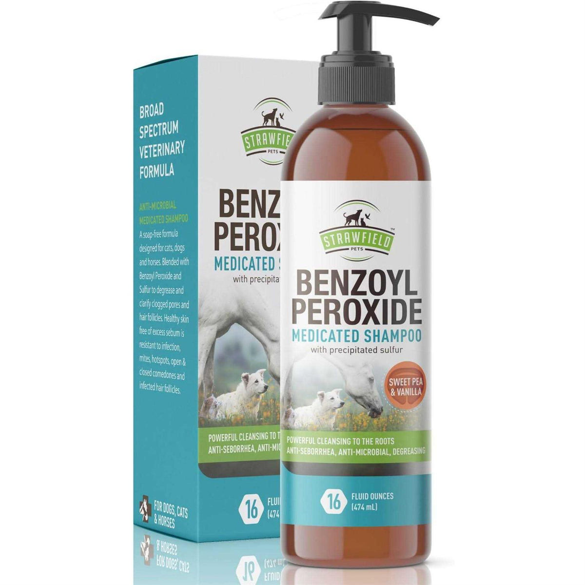 Benzoyl Peroxide Shampoo for Dogs & Cats C556373