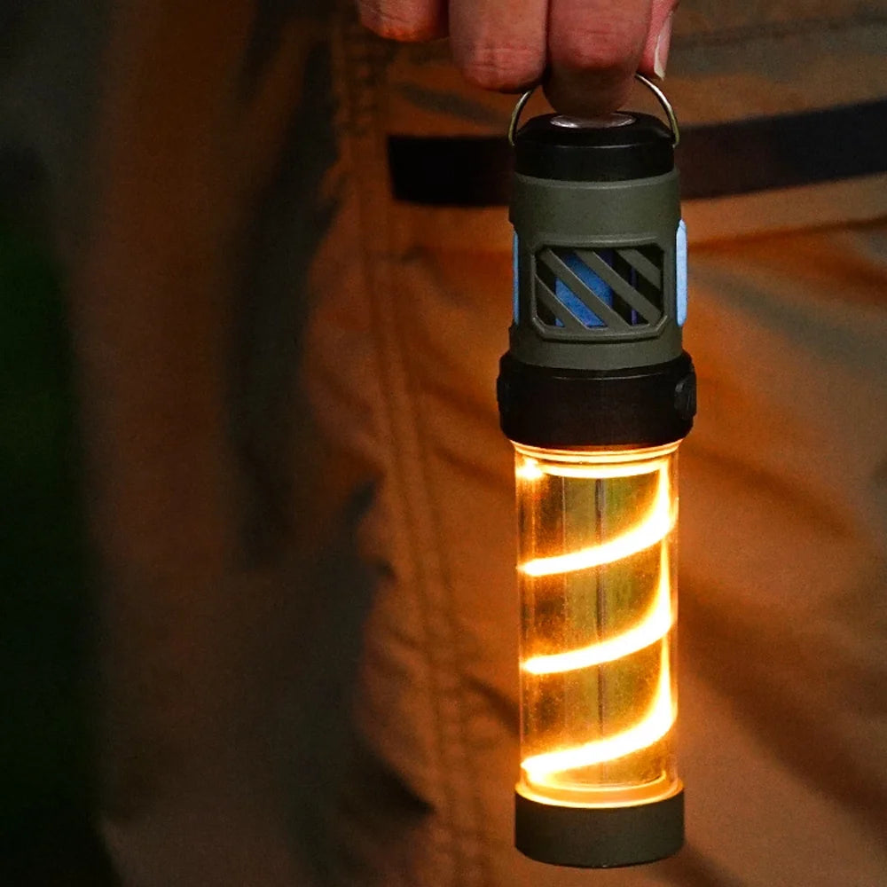 Tent Lamp with Mosquito Tent, 5 Modes, Portable LED Tent Lamp O544