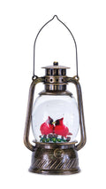 Snow Globe Lantern 11.5x22H Plastic 6 HR Timer 3 AA Batteries L205