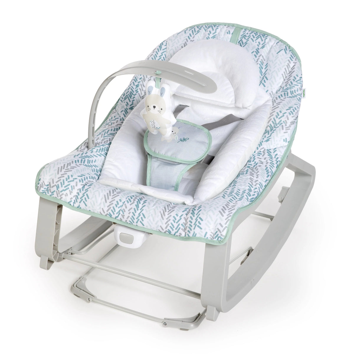Gray 3-in-1 Baby Bouncer and Rocker Chair J699