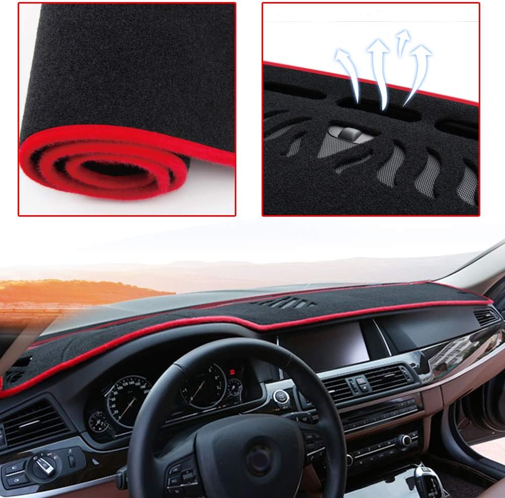Black Carpet Dashboard Cover Protector S925084