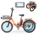 20" Folding 3 Wheels Electric Tricycle with Aluminum Frame and Removable Battery B91031