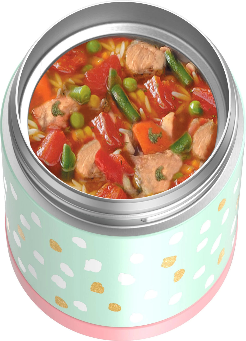 16oz Stainless Steel Vacuum Insulated Food Jar with Spoon S78901