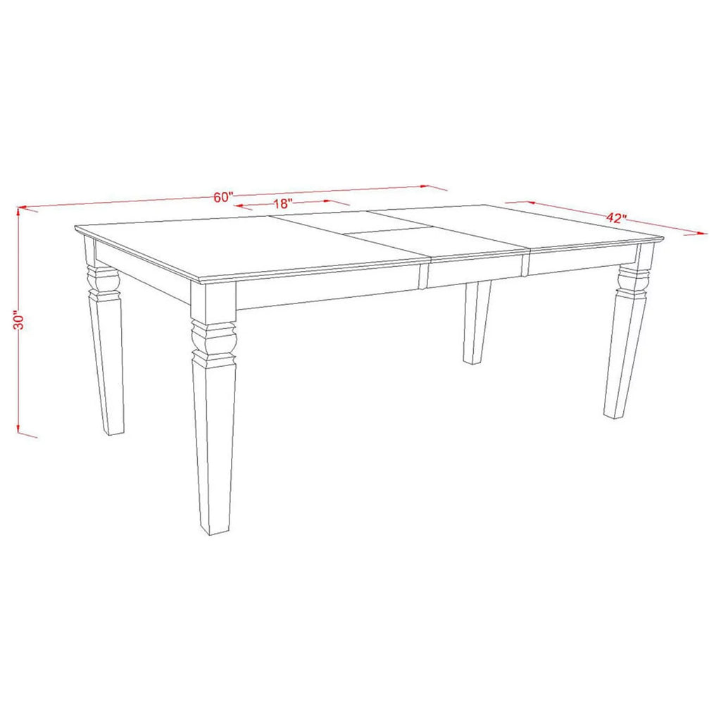 5 Piece Wood Dining Room Set J7173