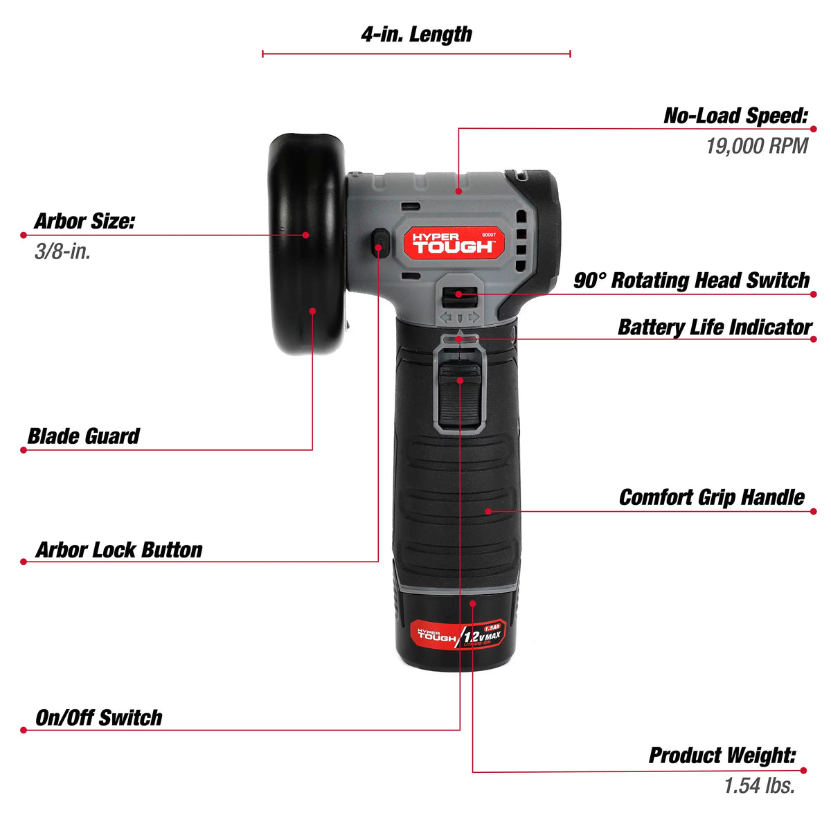 12-Volt Cordless Brushless Cut Off Tool M954812