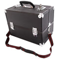 14inch Black Aluminum Cosmetic Case with 6 Trays Z712