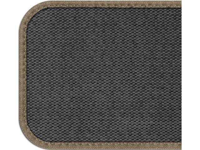 Set of 15 Skid-Resistant Carpet Stair Treads - Camel Tan - 8 in. x 30 in. N3007