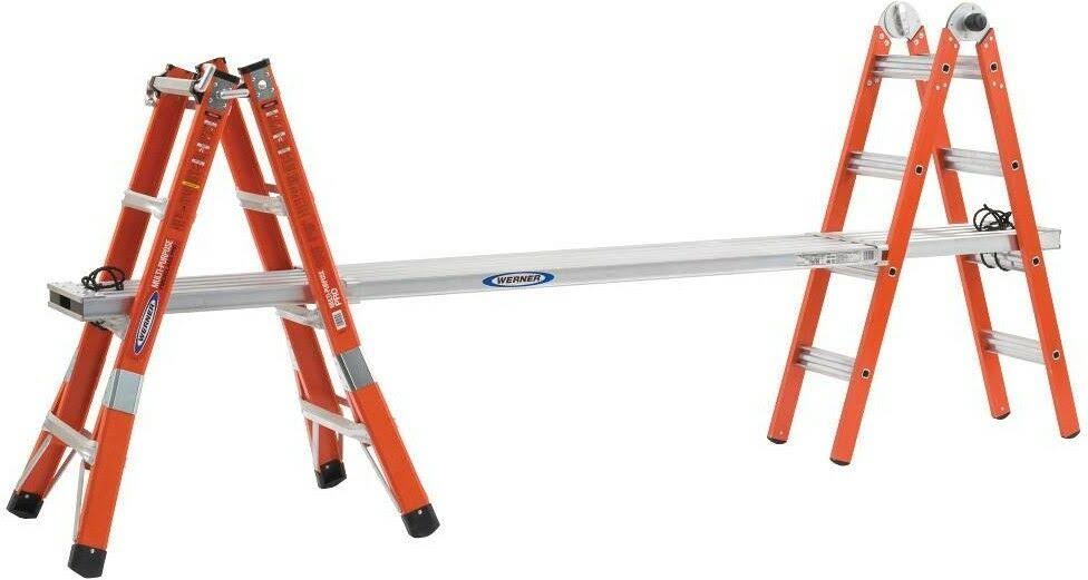 18 ft Fiberglass Multi-Position Ladder A491403