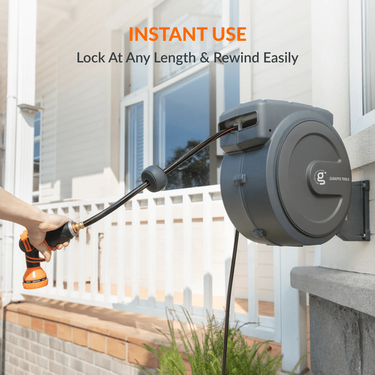 Retractable Garden Hose Reel G961376