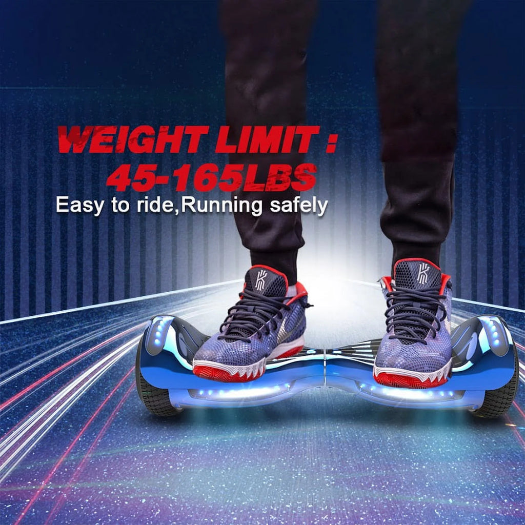 Chrome Turquoise Self Balancing Electric Scooter R85459