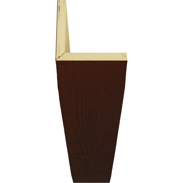 6x22W x 6x22H x 16L 2-Sided Rough Sawn Faux Wood Ceiling Beam F249