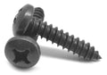 Black Oxide Phillips Pan Head Sheet Metal Screw P205641