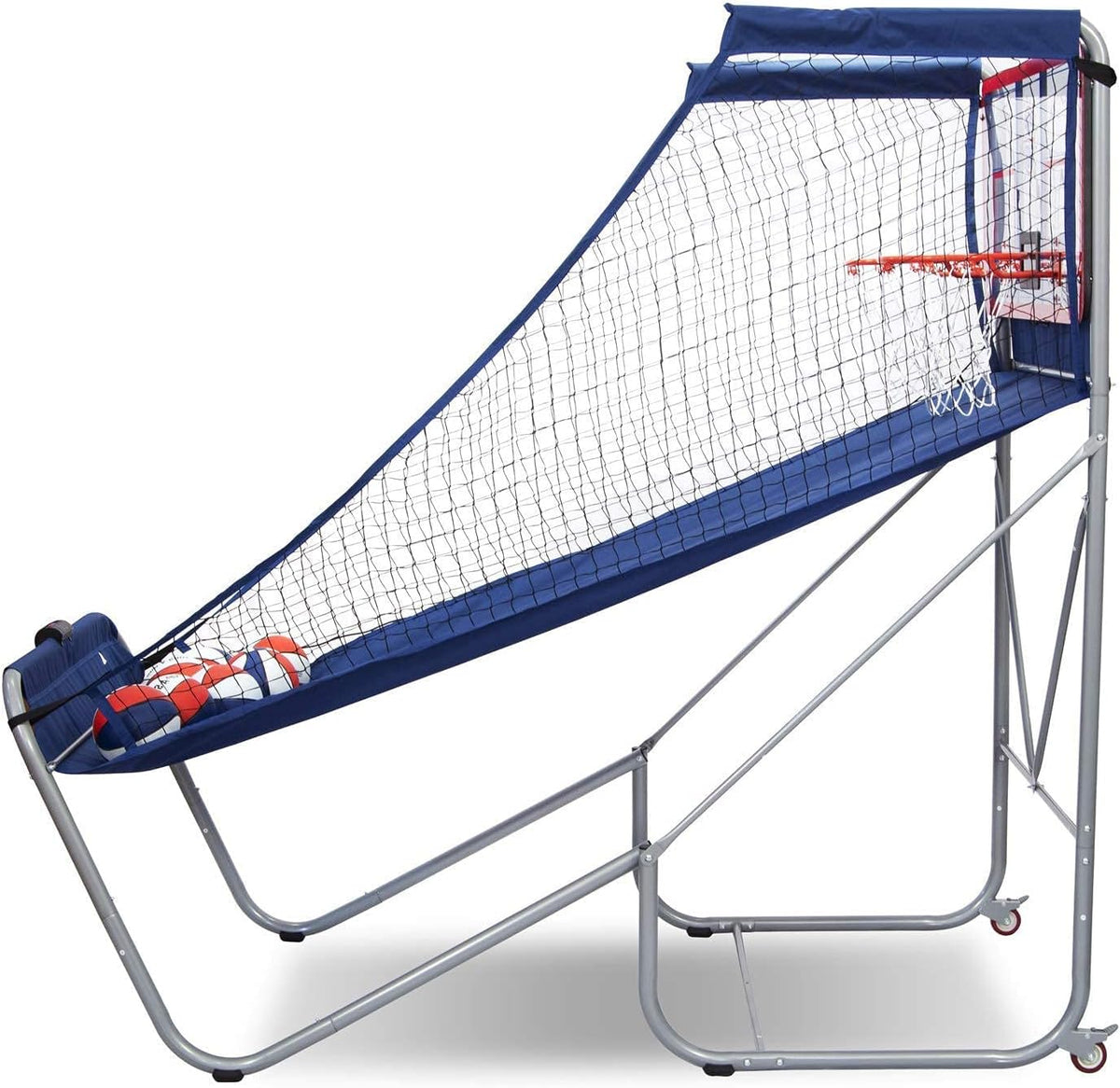 Indoor/Outdoor Dual Shot Basketball Arcade Game with Large LED Scoreboard C961
