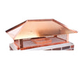 Copper Multi-Flue Chimney Cap with 14-inch Mesh Height J46709